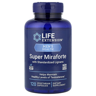 Life Extension, 含標準化木脂素的 Super Miraforte，120 粒素食膠囊