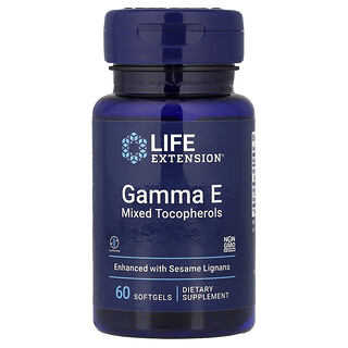 Life Extension, Gamma E混合生育酚軟膠囊，60粒
