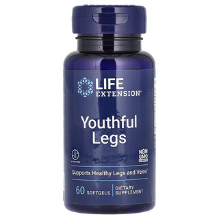 Life Extension, 維持腿部健康補充劑，60 粒軟凝膠