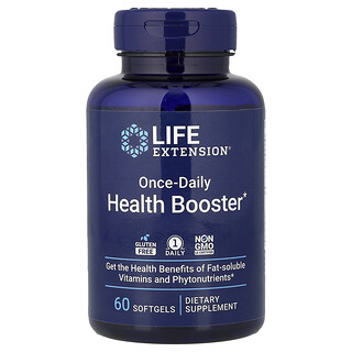 Life Extension, 每日一次健康補充劑，60 粒軟凝膠