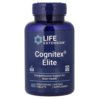 Life Extension, Cognitex® 精英系列素食營養片，60 片裝