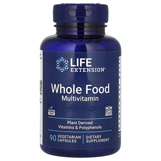 Life Extension, 植物基多維生素，90 粒素食膠囊