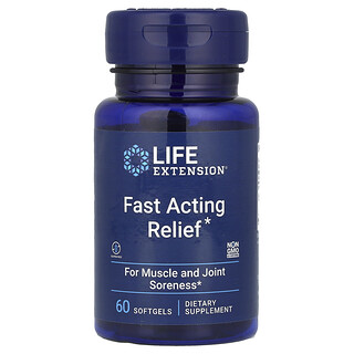 Life Extension, 快速起效舒緩、60 粒軟膠囊