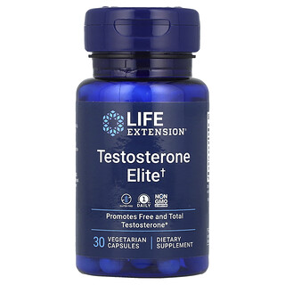 Life Extension, 睪酮精華、30 粒素食膠囊
