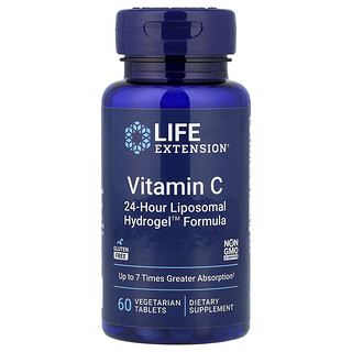 Life Extension, 維生素 C，60 片素食片