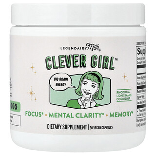 Legendairy Milk, Clever Girl™，60 粒全素膠囊