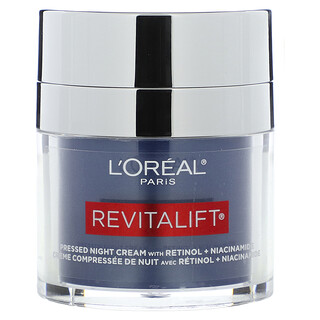 L'Oréal, Revitalift，擠壓型視黃醇煙醯胺晚霜，無香型，1.7 盎司（48 克）