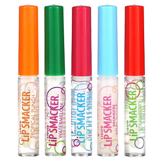 Lip Smacker, 液體唇彩，多款套裝，每包 5 支，0.45 液量盎司（14.0 毫升）