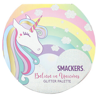 Lip Smacker, Sparkle & Shine Color Palette, Believe In Unicorns Glitter, 1 Palette