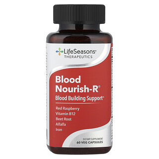 LifeSeasons, Blood Nourish-R，造血支持，60 粒素食膠囊