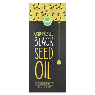 Maju Superfoods, 冷榨黑籽油，5 克，16 液量盎司