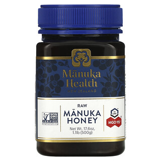 Manuka Health, 未加工麥盧卡蜂蜜，UMF 6 +，MGO 115+，17.6 盎司（500 克）