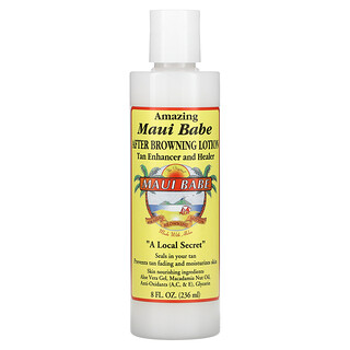 Maui Babe, 褐色化乳液後，褐色加強劑和修復劑，8 液量盎司（236 毫升）