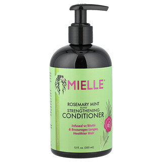 Mielle, 強化護髮素，迷迭香薄荷配方，12 液量盎司（355 毫升）