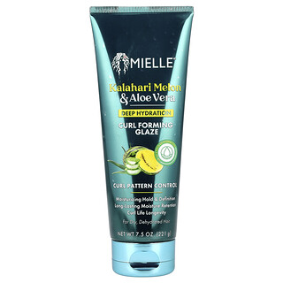Mielle, 深層保濕卷髮泡沫上光劑，適用於乾性脫水髮質，卡拉哈裡甜瓜蘆薈配方，7.5 盎司（221 克）