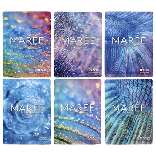 Maree, 海洋膠原蛋白美容面膜，6 片面膜