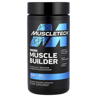 MuscleTech, 鉑金增肌粉，400 毫克，60 粒速釋膠囊