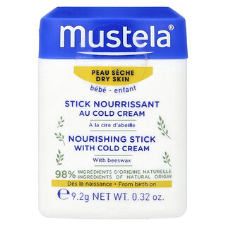 Mustela, Nourishing Stick with Cold Cream, Dry Skin, 0.32 oz (9.2 g)