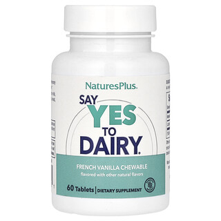 NaturesPlus, Say Yes to Dairy，法國香草味，60 片