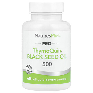 NaturesPlus, Pro ThymoQuin®，黑籽油 500，500 毫克，60 粒軟膠囊