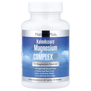 NaturesPlus, KalmAssure®, Magnesium Complex 12, 60 Tablets