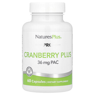 NaturesPlus, PRO 蔓越橘+，350 毫克，60 粒膠囊