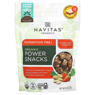 Navitas Organics, 有機零食粉，Superfood PB&J，8 盎司（227 克）