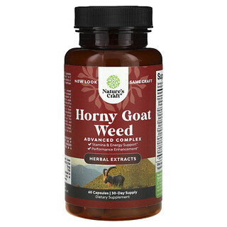 Nature's Craft, 淫羊藿，高階復合物，60 粒膠囊