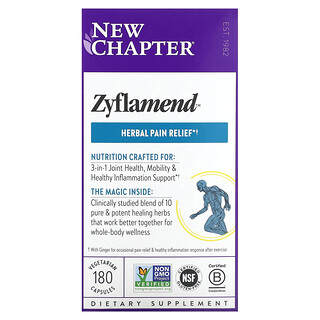 New Chapter, Zyflamend 素食膠囊，180 粒裝