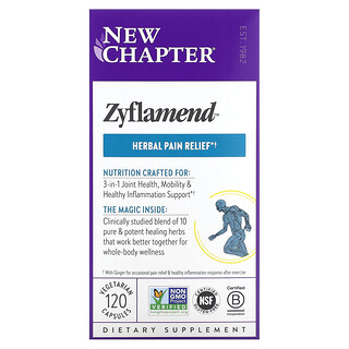 New Chapter, Zyflamend 純正優效提取物，120 粒素食膠囊