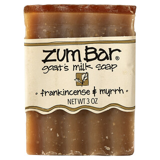 ZUM, Zum Bar，羊奶皂，乳香和沒藥味，3盎司皂條
