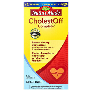 Nature Made, CholestOff Complete®，120 粒軟膠囊