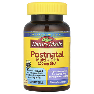 Nature Made, 產後復合維生素 + DHA，60 粒軟膠囊