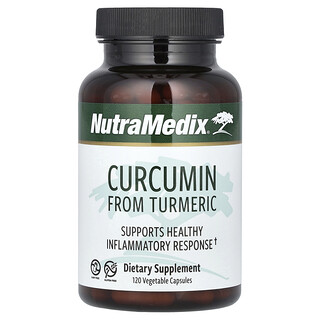 NutraMedix, 姜黃素，500 毫克，120 粒素食膠囊（每粒膠囊 250 毫克）
