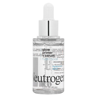Neutrogena, 發光妝前乳+精華，水活保濕，1 液量盎司（30