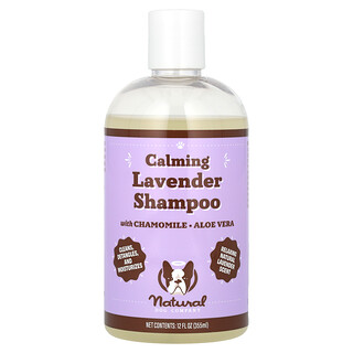 Natural Dog Company, Calming Lavender Shampoo with Chamomile, Aloe Vera, 12 fl oz (355 ml)