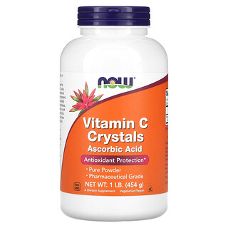 NOW Foods, 維生素 C 晶體，1 lb（454 克）