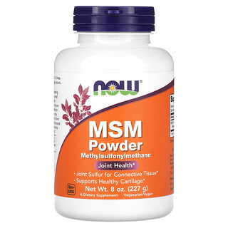 NOW Foods, MSM 粉，8 盎司（227 克）