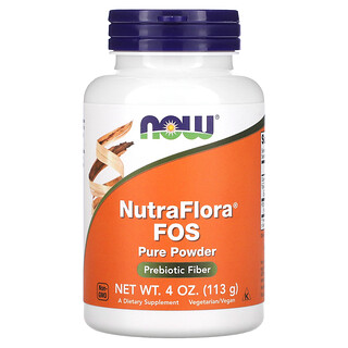 NOW Foods, NutraFlora FOS，純粉末，4盎司（113克）