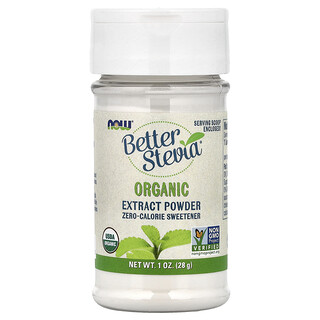 NOW Foods, Better Stevia®，有機浸膏粉，1 盎司（28 克）