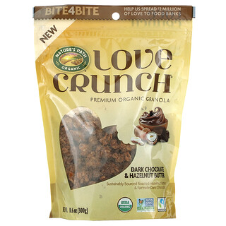 Nature's Path, Love Crunch，優質有機格蘭諾拉麥片，黑巧克力和榛子醬，10.6 盎司（300 克）