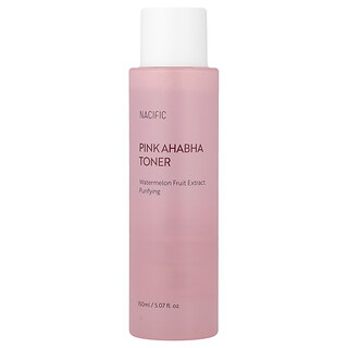 Nacific, 粉色 AHA BHA 爽膚水，5.07 液量盎司（150 毫升）