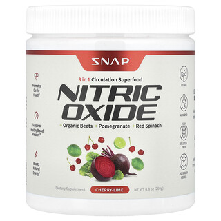 Snap Supplements, 一氧化氮，櫻桃酸橙味，8.8 盎司（250 克）