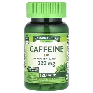 Nature's Truth, Caffeine Plus Green Tea Extract, 220 mg, 120 Tablets