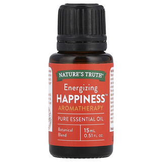 Nature's Truth, 全精油，活力煥發的幸福，0.51 液量盎司（15 毫升）