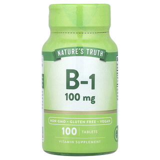Nature's Truth, 維生素 B-1，100 毫克，100 片