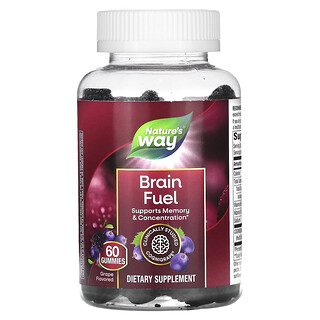 Nature's Way, 大腦燃料，葡萄味，60 粒軟糖