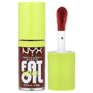 NYX Professional Makeup, Fat Oil Lip Drip，08 Status Update，0.16 液量盎司（4.8 毫升）