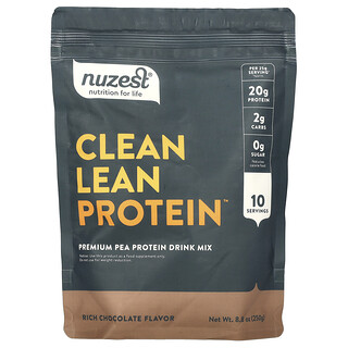 Nuzest, 清潔瘦蛋白，濃鬱巧克力，8.8 盎司（250 克）