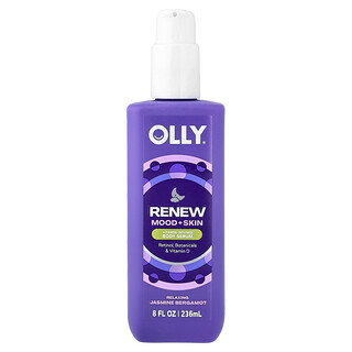 OLLY, Renew, Vitamin-Infused Body Serum, Relaxing Jasmine Bergamot, 8 fl oz (236 ml)